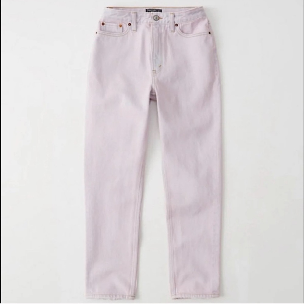 Abercrombie Pink Mom Jeans